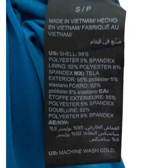 White House Black Market Blue Sheath Workwear Dress Stretch Designer US S - Picture 9 of 9